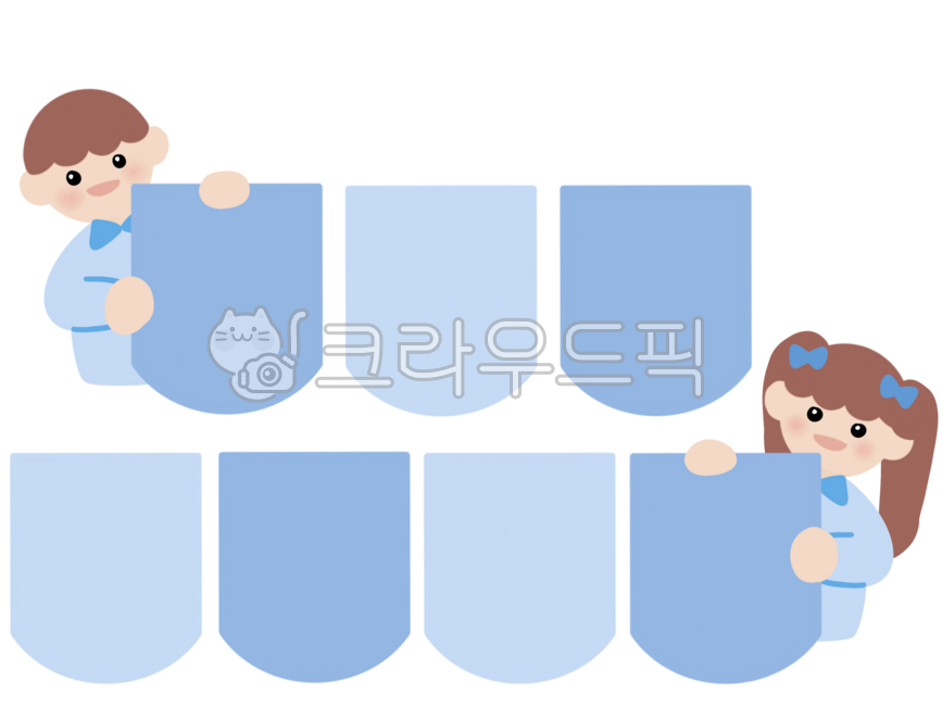 Blue Day Garland,blue notepad,Day care Center,blue day,blue garland,summer,summer memo,summer garland,blue,kindergarden,note paper,Garland,Blue Day Memoji