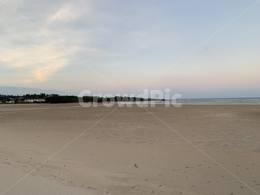 하늘,바다,제주,해변,표선,저녁,노을