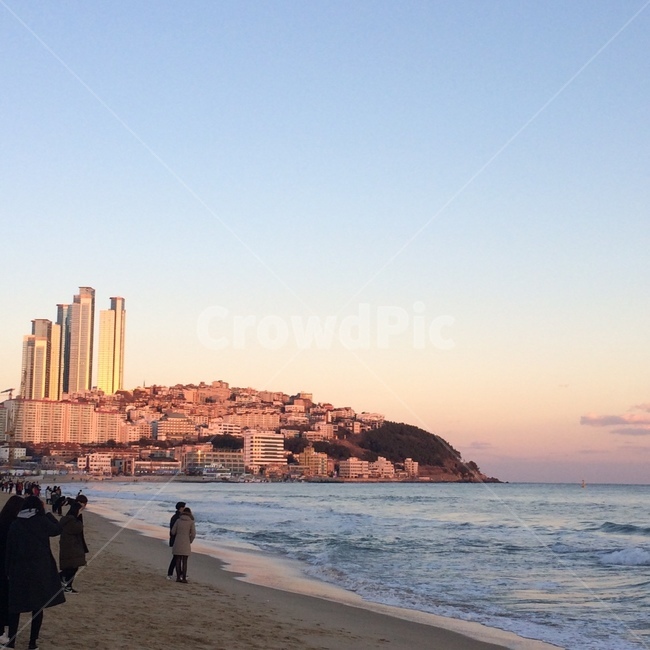 부산,해운대,바다,달맞이고개,노을,바다노을,여행,곶,해변,바다,beach,sea,사람들,대중,군중,other people,crowd