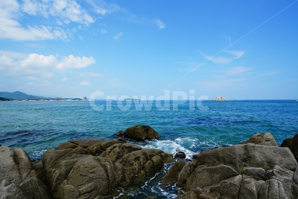 하늘,바다,바닷가,파도,물,파랑,블루,sea,바위,여름,풍경,경치,자연