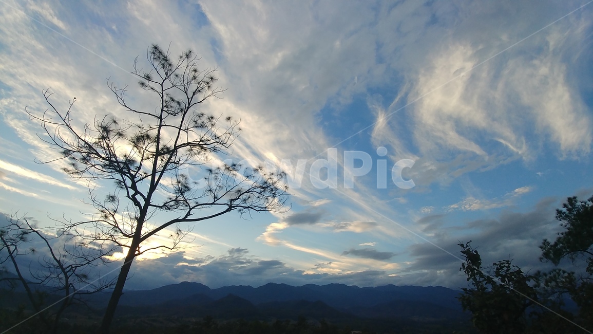 sky,cloud,구름,하늘,석양,해질녁,태국,빠이,자연,풍경,nature,landscape,outdoors,옥외
