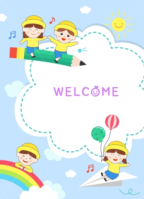 template,kindergarten,bulletin board,education,memo,musical note,scenery,boy,sun,cloud,character,joy,hat,entrance,Daycare center,academy,sky,balloon,academy student,recruiting children,girl,pencil,paper airplane,rainbow,elementary school,background,cutene