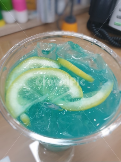 블루레몬에이드,여름,음료수,시원,레몬,에이드,음료수,drink,beverage