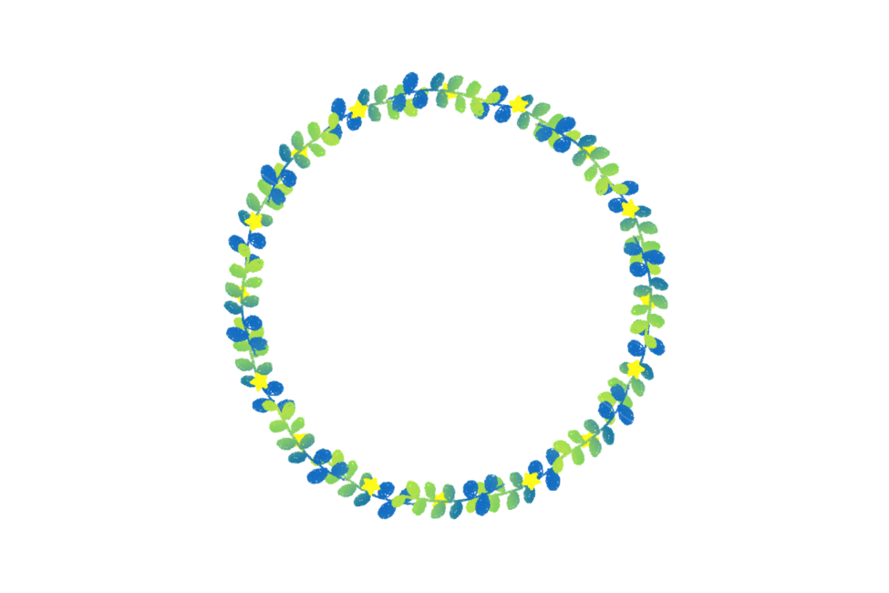 원,프레임,손그림,리스,풀,스템프,plant,누끼,remove background