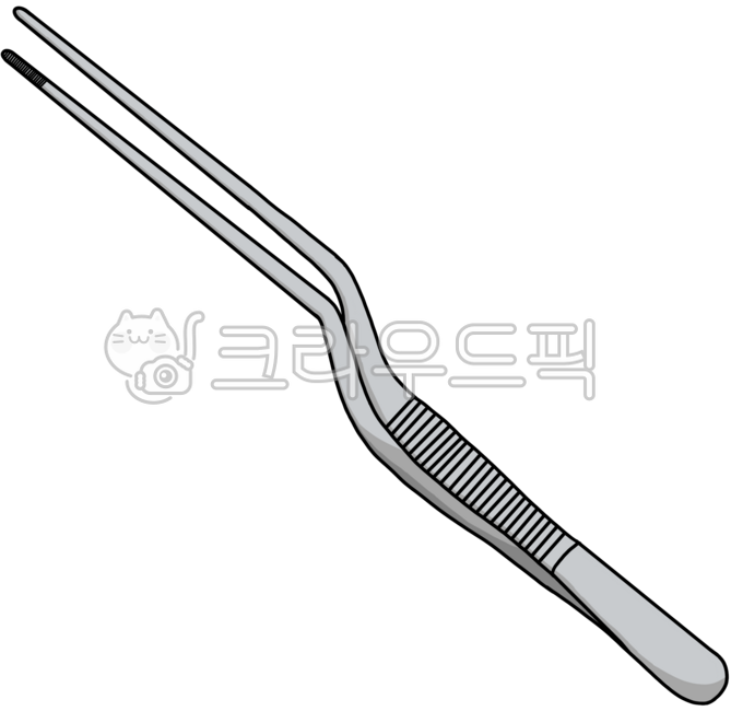 롱포셉,수술도구,병원도구,소독기구,병원일러스트,도구일러스트,수술,병원,손그림
