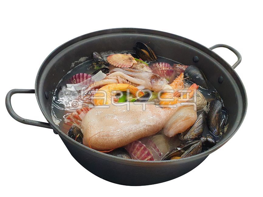 해물,해물탕,해물요리,해물음식,오징어,새우,홍합,조개,새조개,국물요리,국물음식,따뜻한음식,술안주,해장음식,탕,국,요리,음식,식사,요리냄비,스튜,냄비,stew,cookware,pot,cookingpot,food,meal,seafood,squid,누끼