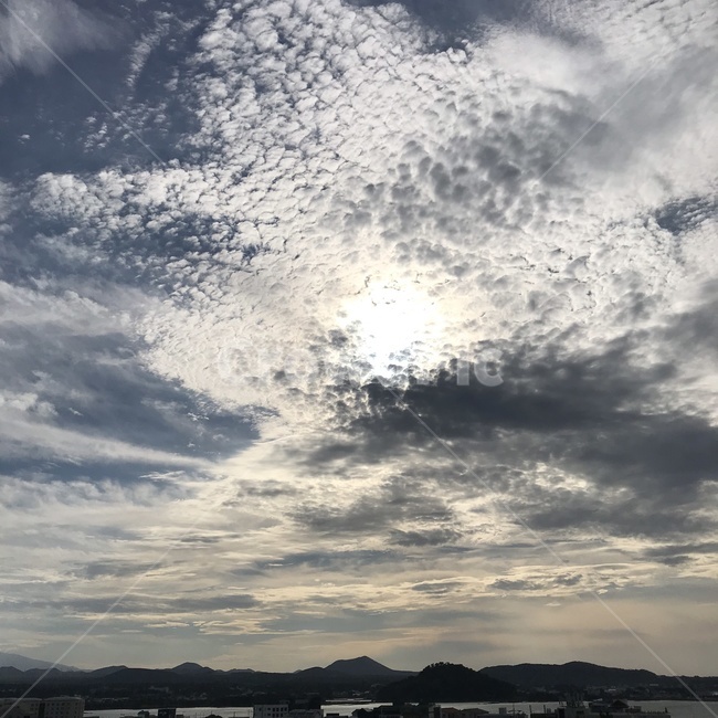 하늘,구름,태양,노을,노을지는하늘
