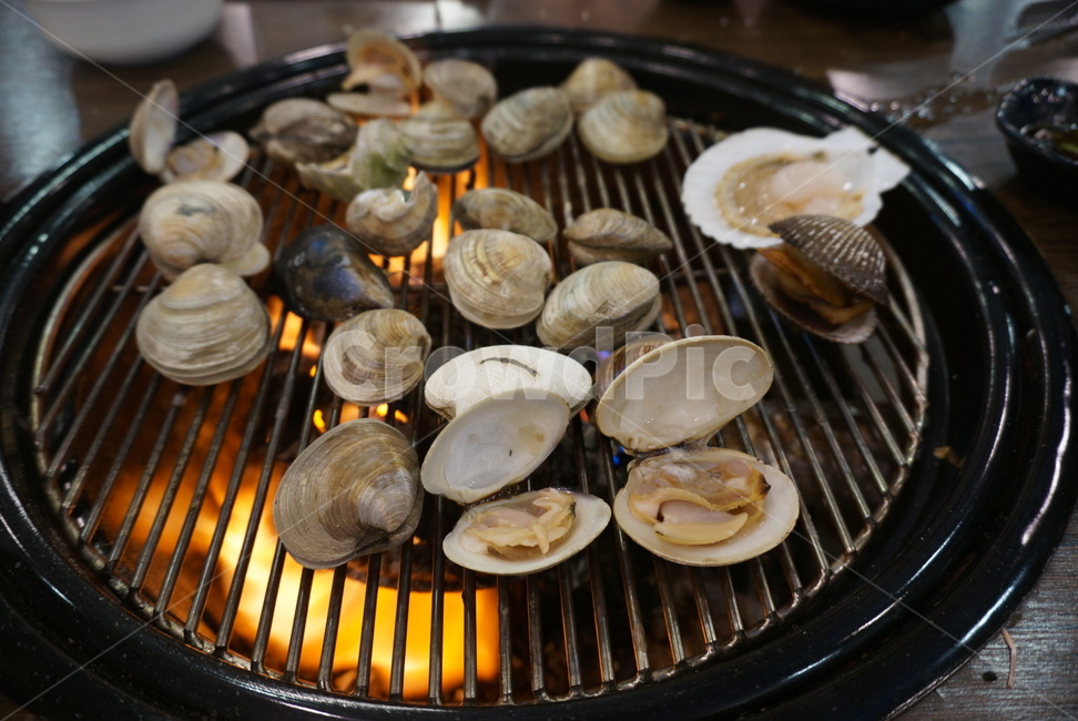 조개구이,직화,clam,korea,seafood,수산물,해산물,fishery products,seafood
