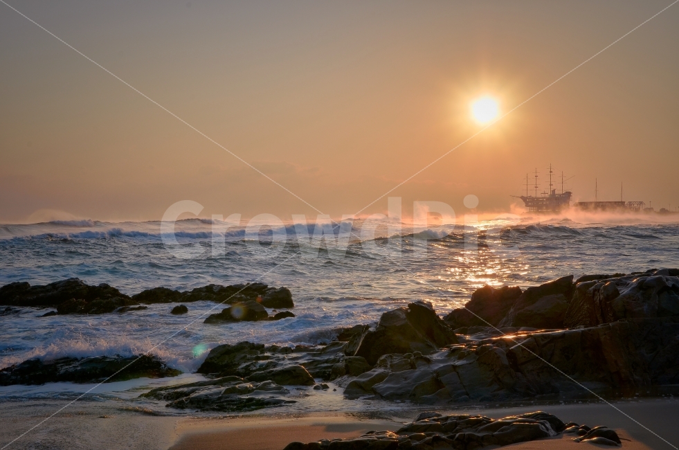 정동진,바다,파도,일출,동해,해무,여행,해변,자연,풍경,nature,landscape,해변,바다,beach,sea,flare,플레어,light,빛