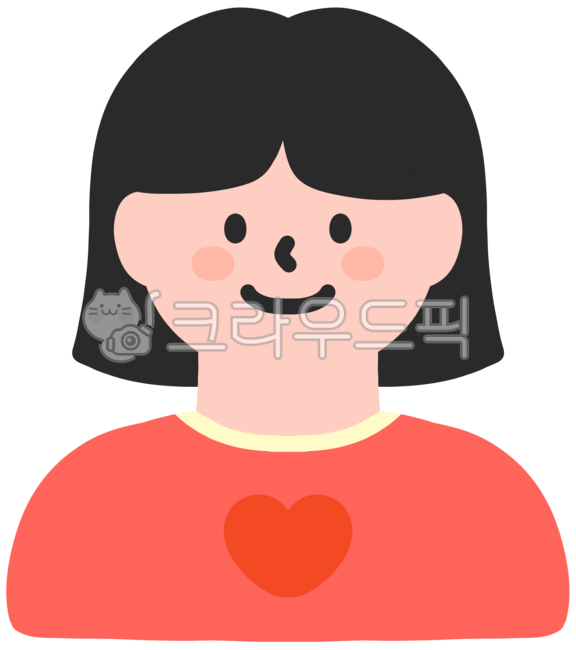 여자,사람,여학생,프로필,자기소개,여사원,학생증,사원증,단발머리,귀여운,얼굴표정,표정,얼굴,캐릭터,캐릭커쳐,하트