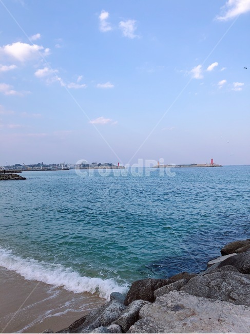 하늘,구름,노을,바다,sea