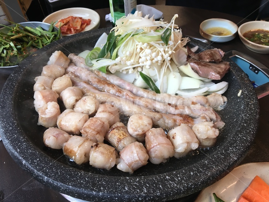 Gopchang,Korean food,meat,koreafood,food,Makchang
