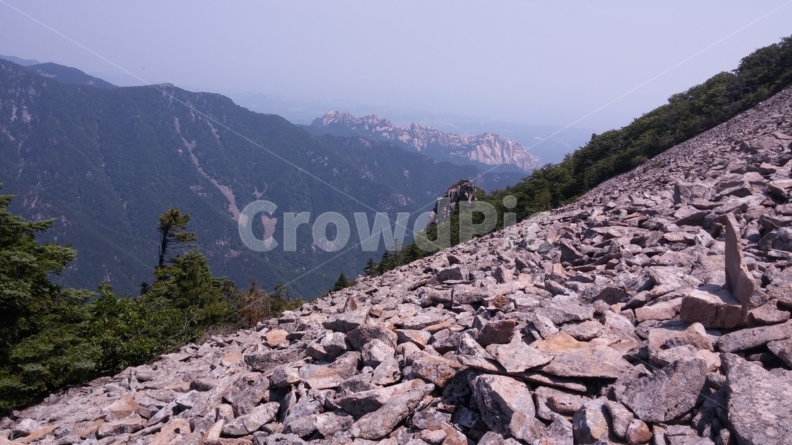 돌,산,등산,하늘,한가함,여유,자연,풍경,nature,landscape,rubble,파편,slope,경사,ground,바닥