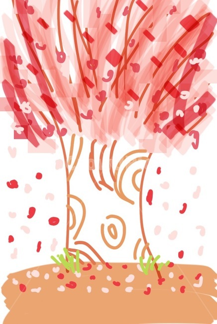 벚꽃,벚꽃나무,꽃잎,벚꽃잎,나무,떨어지는잎,그래픽,일러스트레이션,graphic,illustration