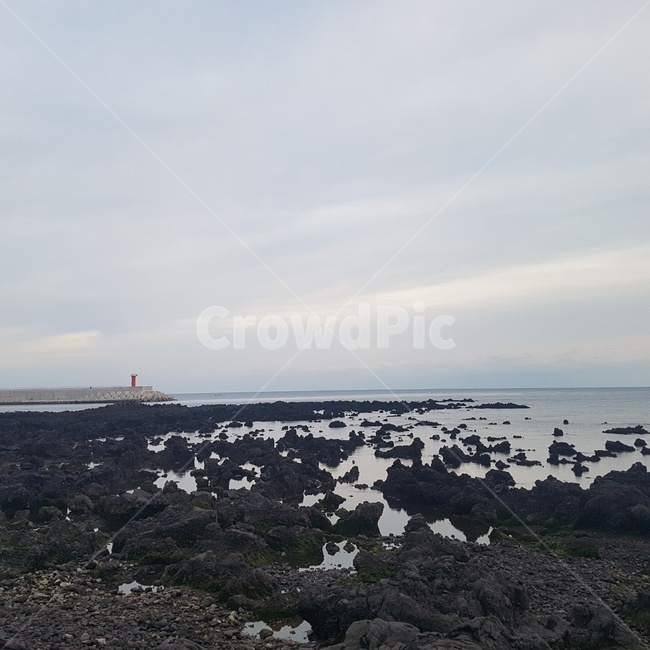 제주도,제주,바다,현무암,하늘,자연,풍경,nature,landscape