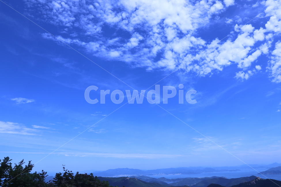 정상,푸른,하늘,봉우리,구름,bluesky