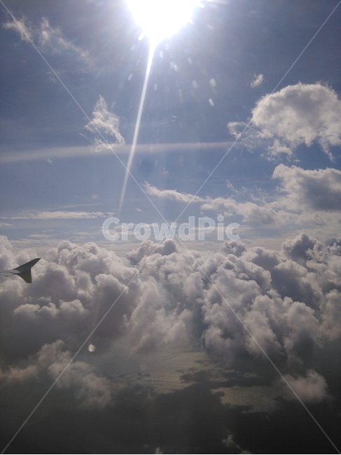 항공샷,구름,하늘,빛,은총,sky