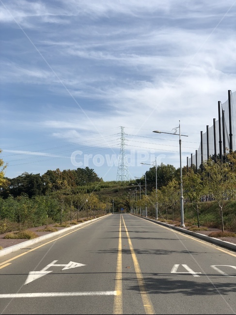 도로,가을,하늘,철탑,걷기,자연,풍경,nature,landscape,road,asphalt,아스팔트,freeway,고속 도로,highway,고속도로