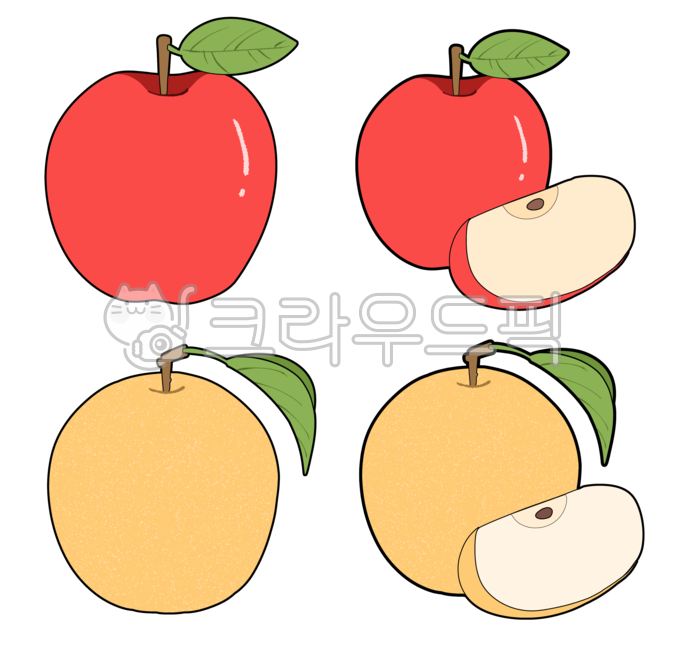 어린이집,유치원,어린이집일러스트,유치원일러스트,일러스트,가을,가을이미지,가을일러스트,과일,음식,사과,배