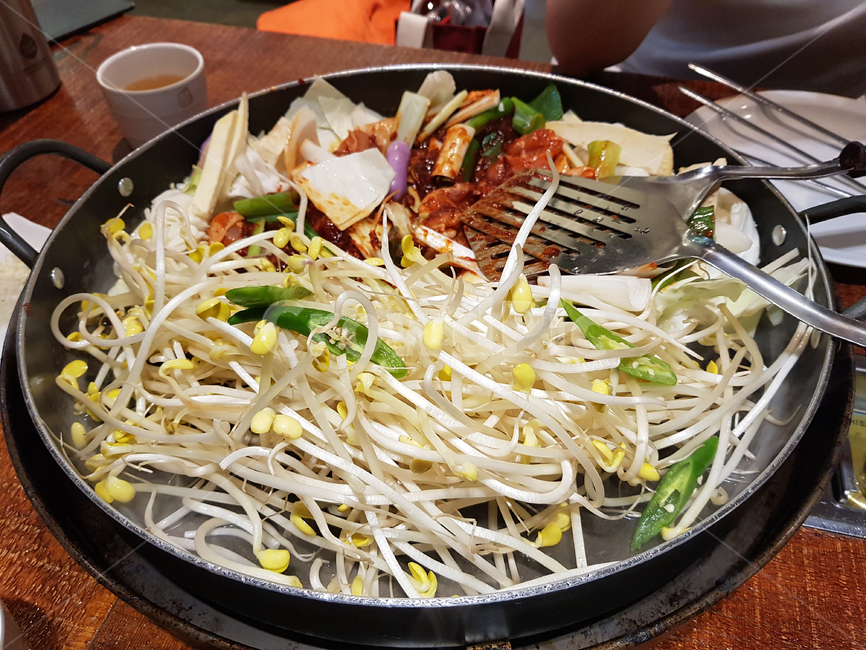 음식,콩나물,닭갈비,볶음,food