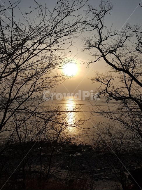 서해,앞바다,노을,뻘,강화도