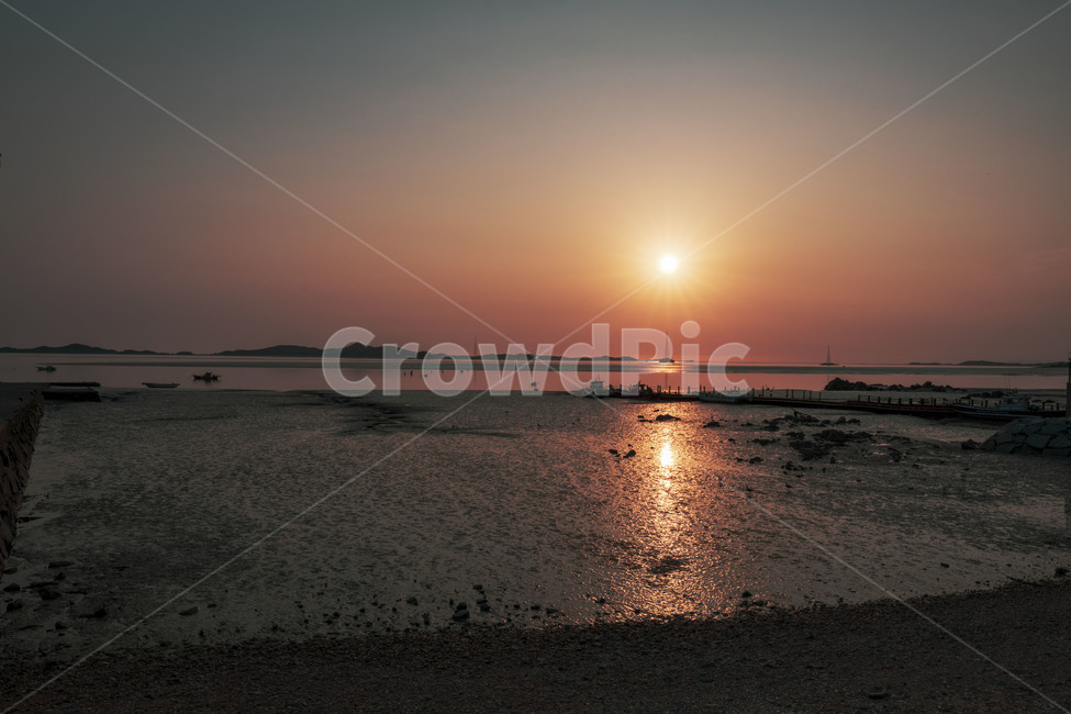 일몰,바다,머드,sunlight,햇빛,자연,light,빛,outdoors,서해안,자연,풍경,nature,landscape,flare,플레어,옥외
