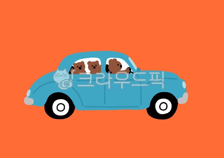 곰,곰일러스트,곰그림,자동차,자동차일러스트,자동차그림,동물,가족,동물가족,드라이브,차,교통,차량,일러스트,그래픽,디자인,드로잉,illustration,draw,design,art,bear,car,family