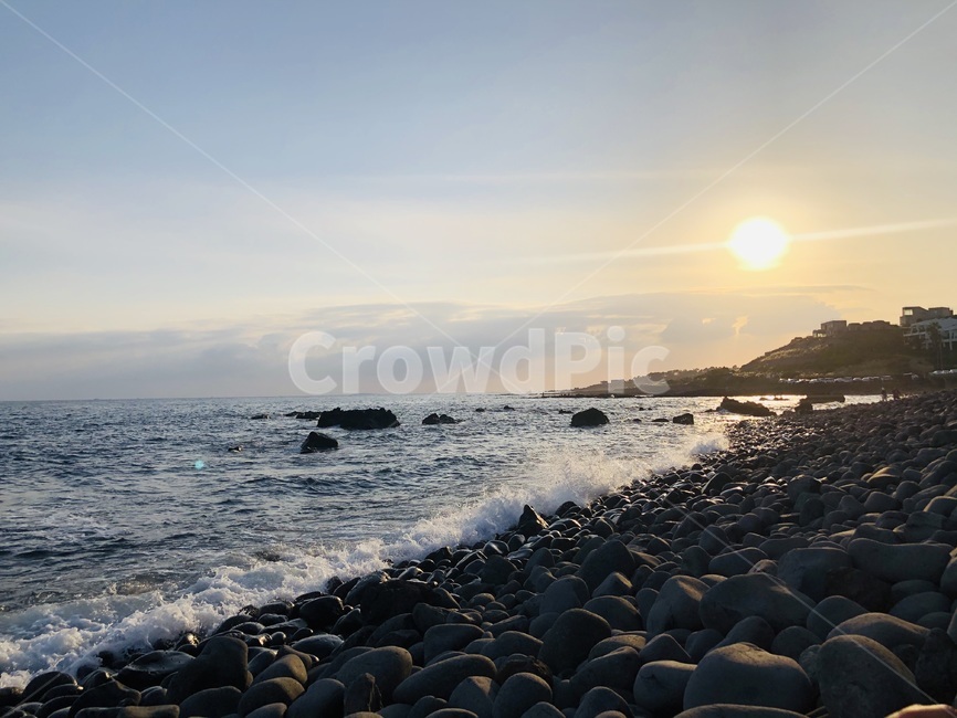 바다,해질녘,sea,해변,제주