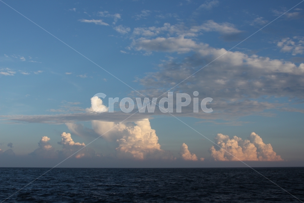 바다,구름,뭉게구름,풍경,여름,자연,풍경,nature,landscape,weather,날씨,cloud,sky,하늘,cumulus,적운,outdoors,옥외