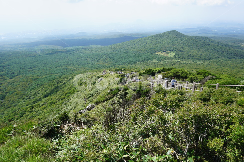 한라산,영실코스,병풍바위,푸른,하늘,등산로,등산,제주,풍경,구름