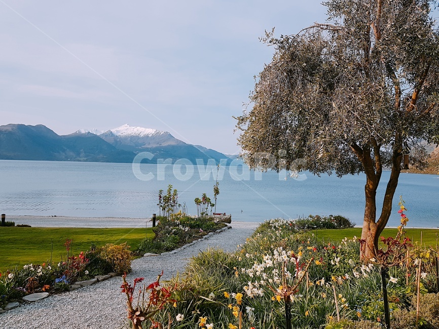 퀸스타운,뉴질랜드,풍경,경치,와카티푸,호수,자연,예쁜,하늘,sky,newzealand,landscape,lake,nature,자연,풍경,nature,landscape,gravel,자갈,dirt road,흙길,road,도로