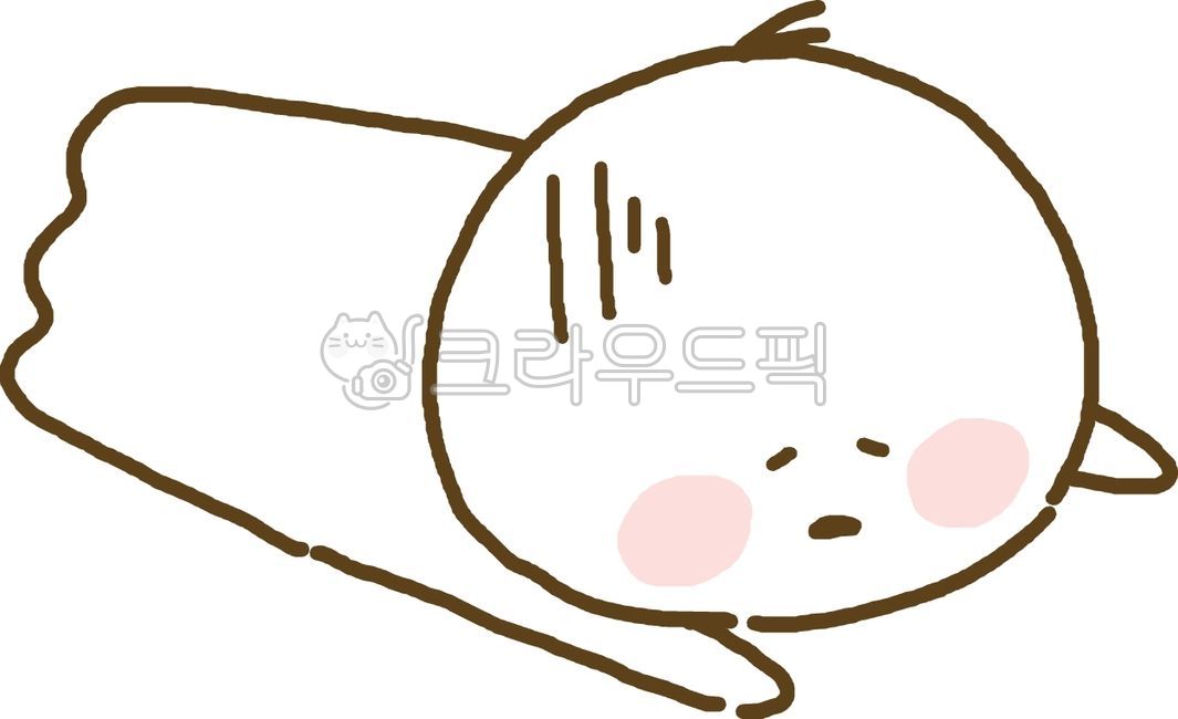 캐릭터,이모티콘,표정,제스처,지친,넘어지다