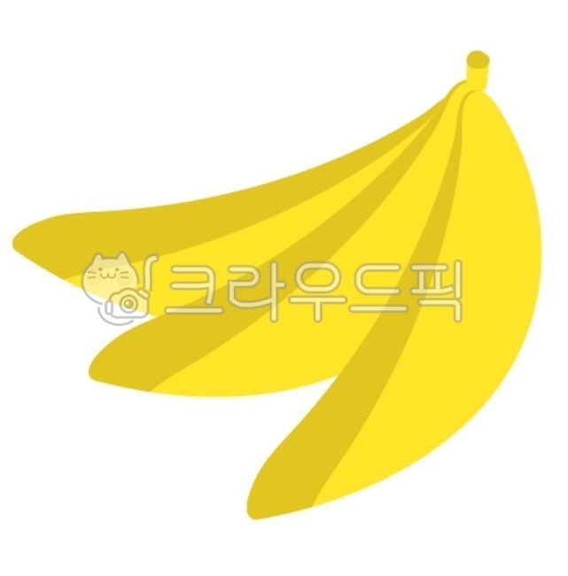 바나나,과일,과일그림,음식,음식재료,노란과일,채소,열대과일,후르츠,그래픽,일러스트레이션,graphic,illustration