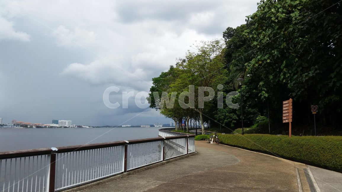 water,물,난간,산책로,walkingtrail,싱가폴,싱가포르,singapore