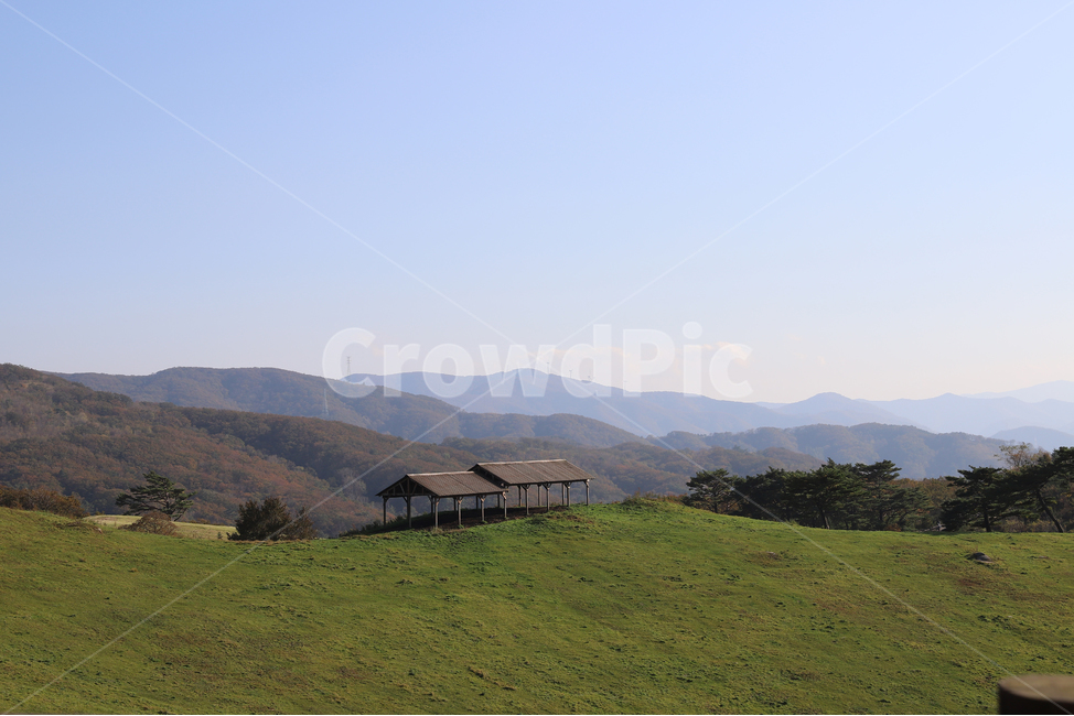 대관령,산,벌판,자연,농장,자연,풍경,nature,landscape,outdoors,옥외,building,건물