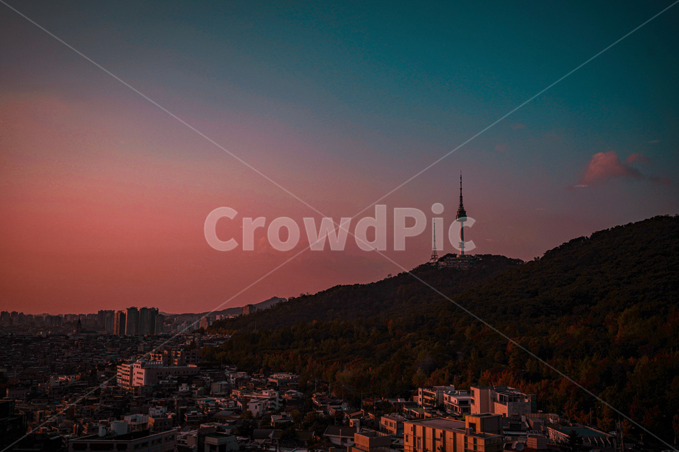 경치,landscape,nature,풍경,남산타워,남산,seoul,서울타워,도시,풍경,city,landscape,한국도시풍경,한국도시경관,korea cityscape
