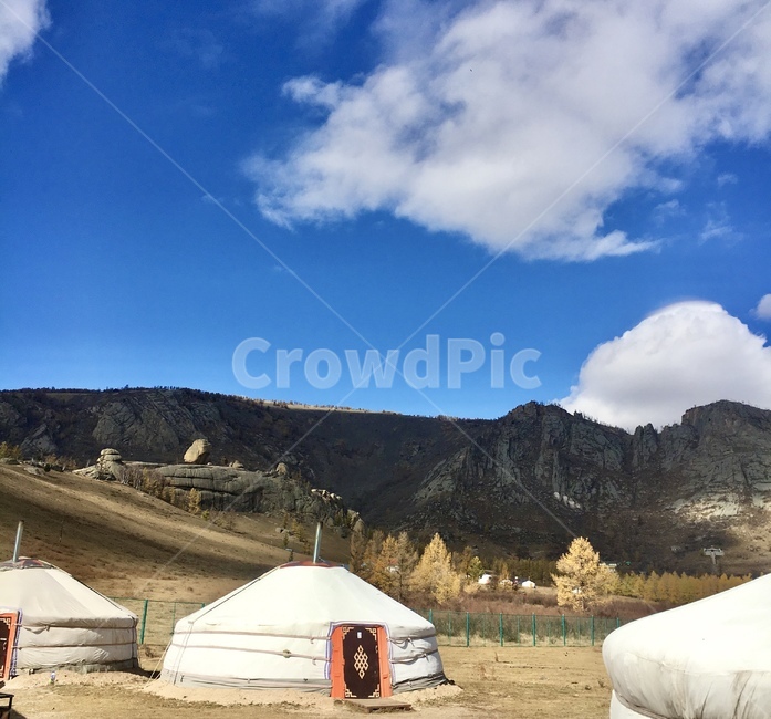 게르,대자연,구름,풍경,하늘,camping