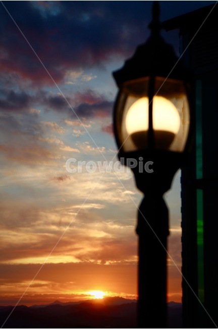 저녁놀,등,노을,해질녘,구름,자연,풍경,nature,landscape,야경,밤,nightscape,night,lamp,램프