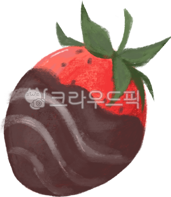 디저트,메뉴,간식,간식스티커,스트로베리,딸기,달달한간식,strawberry,과일,상큼한과일