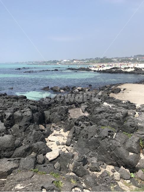 제주도,푸른하늘,푸른바다,에메랄드바다,현무암,해변,제주도바다,제주도해변,협재,애월,푸른,푸른색,파란바다,맑은바다,모래,water,stone,sea,sky,jeju,자연,풍경,nature,landscape