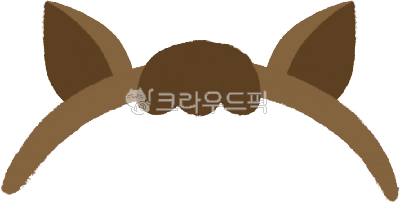 십이간지,머리띠,머리장식,귀여운,말띠,일러스트,말