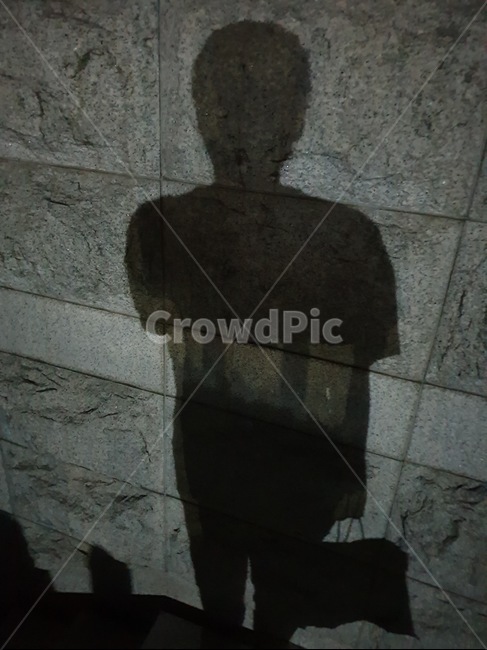 그림자,본인,여성그림자,상반신,상반신그림자