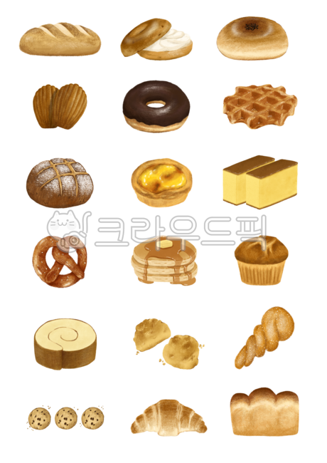 bread,roll cake,cookie illustration,bread illustration,Madeleine,Pancake Illustration,sticker,donut illustration,bread drawing,waffle,Good Note Sticker,donut,croissant,Twisted Twist,castella,pretzels,bagel,baguette bread