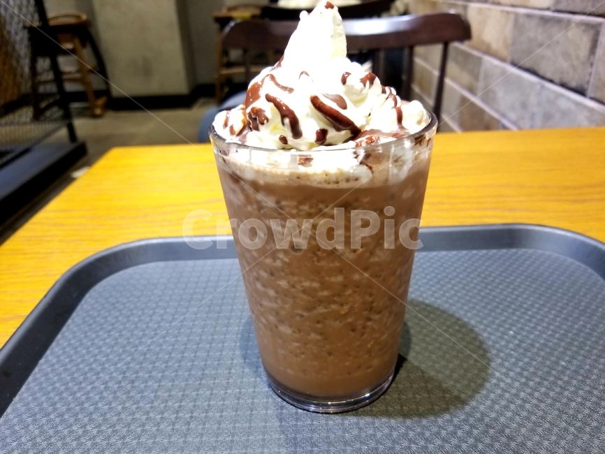 dessert,디저트,커피,자바칩프라푸치노,프라푸치노,아이스