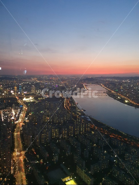자연,옥외,경치,풍경,야경,한강,건물,노을,야경,밤,풍경,nightscape,night,landscape,도시,city