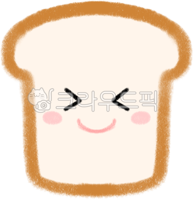 bread,expression,bread icon,Bread illustration,snack,icon,prog,food,toast,smiling face,Dakku,dessert,Happy expression,Dakku Sticker,bread shop,cooking