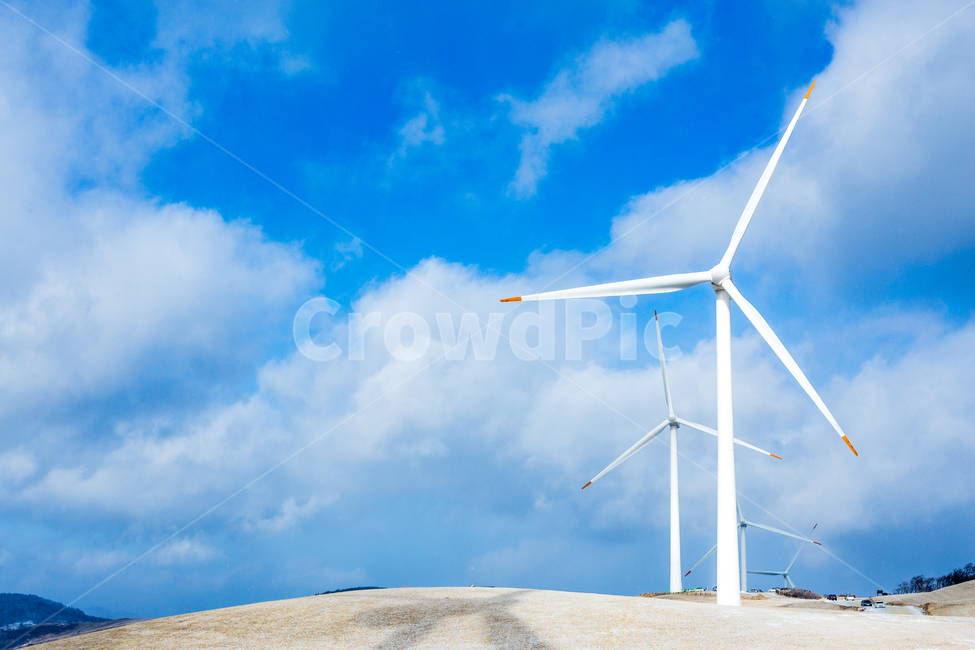 sky,wind generator,line of vision,Samyang Ranch,pasture