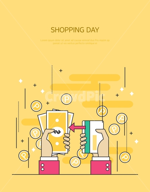 손,돈,카드,포인트,쇼핑,라인,라인일러스트,쇼핑,shopping,그래픽,일러스트레이션,graphic,illustration