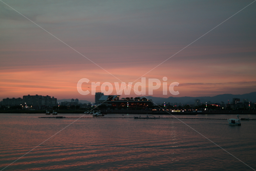 하늘,redsky,일몰,sunset,수성못,야경,밤,풍경,nightscape,night,landscape