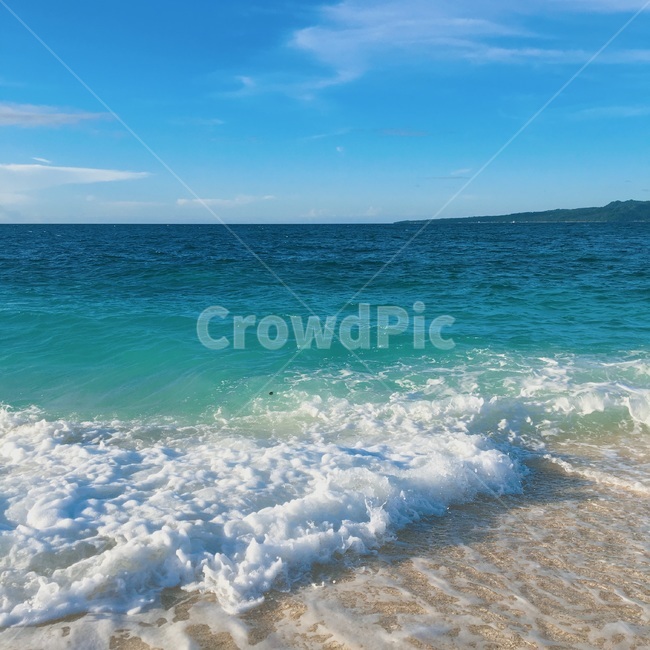 보라카이,파도,하늘,ocean,여름,해변